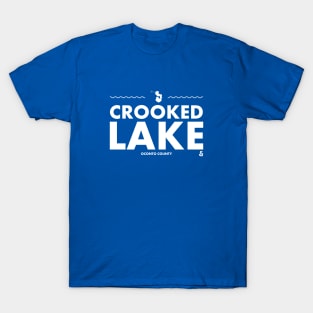 Oconto County, Wisconsin - Crooked Lake T-Shirt